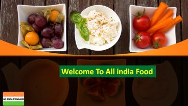 Welcome To All india Food