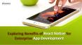 Exploring Benefits of React Native for Enterprise App Development PowerPoint PPT Presentation