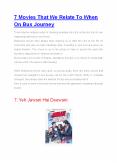7 Movies That We Relate To When On Bus Journey PowerPoint PPT Presentation