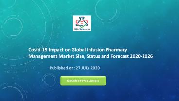 Covid-19 Impact on Global Infusion Pharmacy Management Market Size, Status and Forecast 2020-2026
