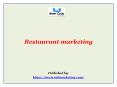 Restaurant marketing PowerPoint PPT Presentation