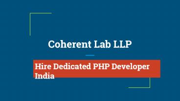 Hire Dedicated php Developer India