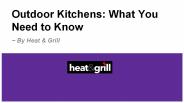 Outdoor kitchens what you need to know