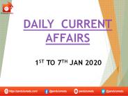 Current Affairs 2020