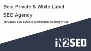 Best Private & White Label SEO Agency