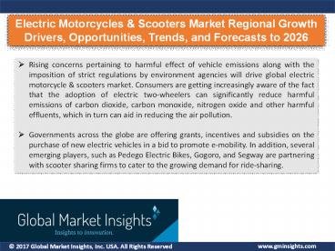 Electric Motorcycles & Scooters Market 2020-2026 | Growth Forecast & Industry Share Report