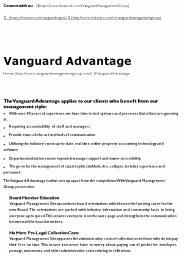 Vanguard management Group