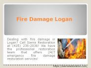 Fire Damage Logan
