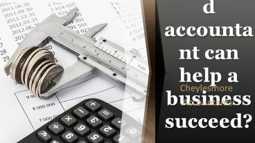 How a chartered accountant can help a business succeed?
