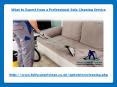 What to Expect from a Professional Sofa Cleaning Service PowerPoint PPT Presentation