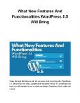 What New Features And Functionalities WordPress 5.5 Will Bring PowerPoint PPT Presentation
