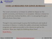 COVID-19 measures for expats in Mexico