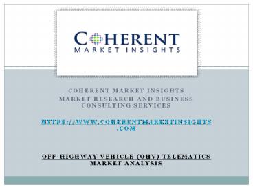 OFF-HIGHWAY VEHICLE (OHV) TELEMATICS MARKET ANALYSIS