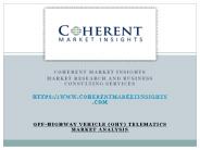 OFF-HIGHWAY VEHICLE (OHV) TELEMATICS MARKET ANALYSIS