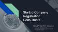 Startup Company Registration Consultants- StartupCA PowerPoint PPT Presentation