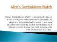 Men's OceanMoon Watch PowerPoint PPT Presentation