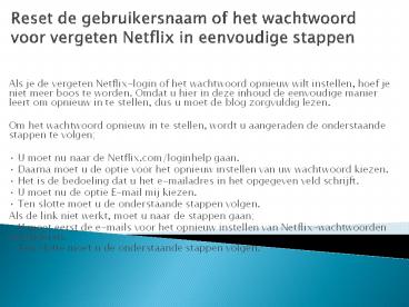 Netflix Klantenservice krijg wat uw systeem verdient