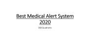 Best Medical Alert System