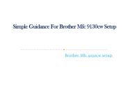 Simple Guidance For Brother Mfc 9130cw Setup