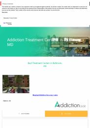 Addiction Treatment Centers In Baltimore, MD