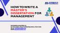 How to Write a Master’s Dissertation for Management? - Tutors India PowerPoint PPT Presentation