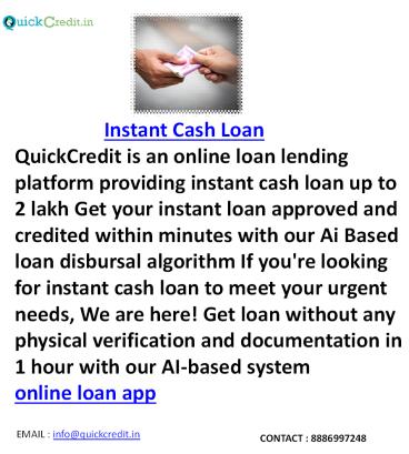 Instant Cash Loan