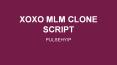 XOXO MLM clone script PowerPoint PPT Presentation