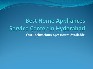 LG Service Center in Hyderabad