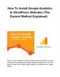 How To Install Google Analytics In WordPress Websites (The Easiest Method Explained) PowerPoint PPT Presentation