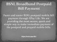 BSNL Broadband Postpaid Bill Payment PowerPoint PPT Presentation