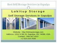 Storage Near Sapulpa - LokItUpStorage
