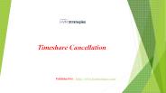 Timeshare Cancellation