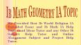 Ib Math Geometry IA Topics and Online Assignment Help PowerPoint PPT Presentation
