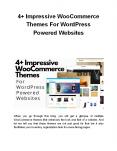 4+ Impressive WooCommerce Themes For WordPress Powered Websites PowerPoint PPT Presentation