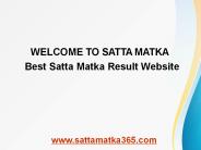 Welcome To Satta Matka Online Game