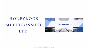 HML PROFILE AND TRAINING BROCHURE