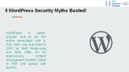 5 WordPress Security Myths Busted!