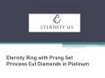 Eternity Ring with Prong Set Princess Cut Diamonds in Platinum - www.eternityus.com PowerPoint PPT Presentation