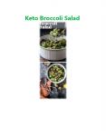 Keto Broccoli Salad PowerPoint PPT Presentation