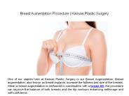 Breast Aumentation Procedure | Kansas Plastic Surgery
