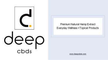 Hemp Extract CBD Topical Aid Creams for Relief – deepCBDs