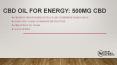 Buy CBD Oil for Energy