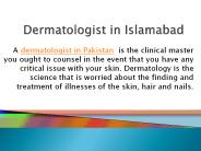 best dermatologist in Islamabad & Pakistan