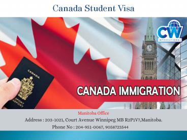 Canada Study Visa