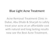 Blue Light Acne Treatment