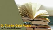 Dr. Charles Quist-Adade - An Accomplished Professor