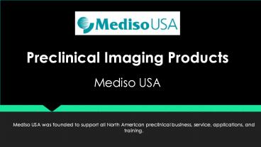 nanoScan MRI 7T| Mediso USA