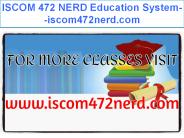 ISCOM 472 NERD Education System--iscom472nerd.com