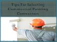 Tips For Selecting Commercial Painting Contractors PowerPoint PPT Presentation