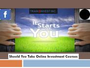 Should You Take Online Investment Courses